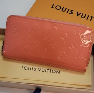 Louis Vuitton LV Monogram Vernis Leather Continental Zippy Wallet